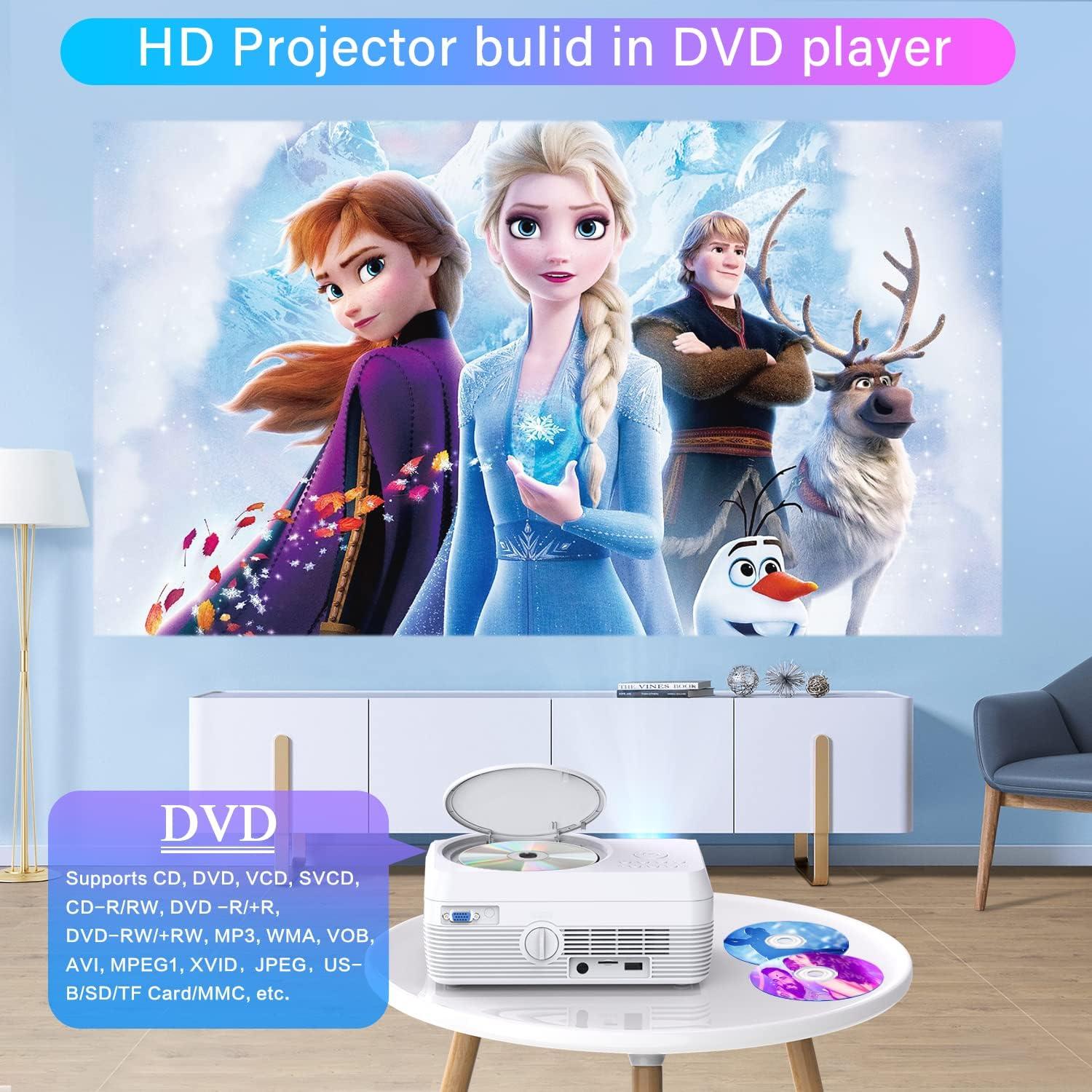 Proyector Bluetooth Full HD Dxyiitoo DX-201 12000LM DVD
