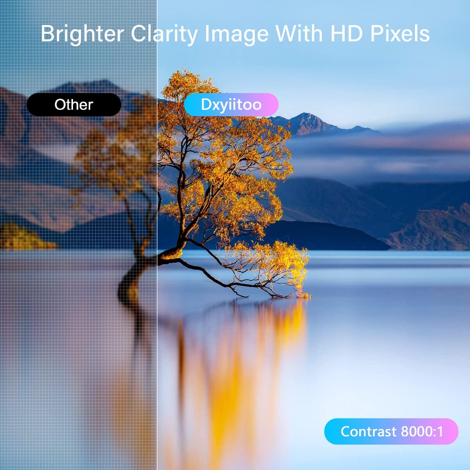 Proyector Bluetooth Full HD Dxyiitoo DX-201 12000LM DVD