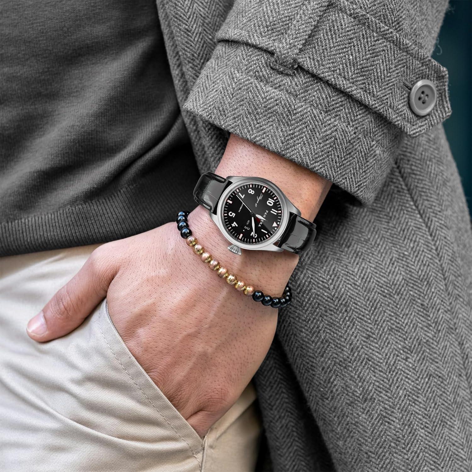 Correa de Reloj de Cuero RBIPO 20mm con Liberación Rápida