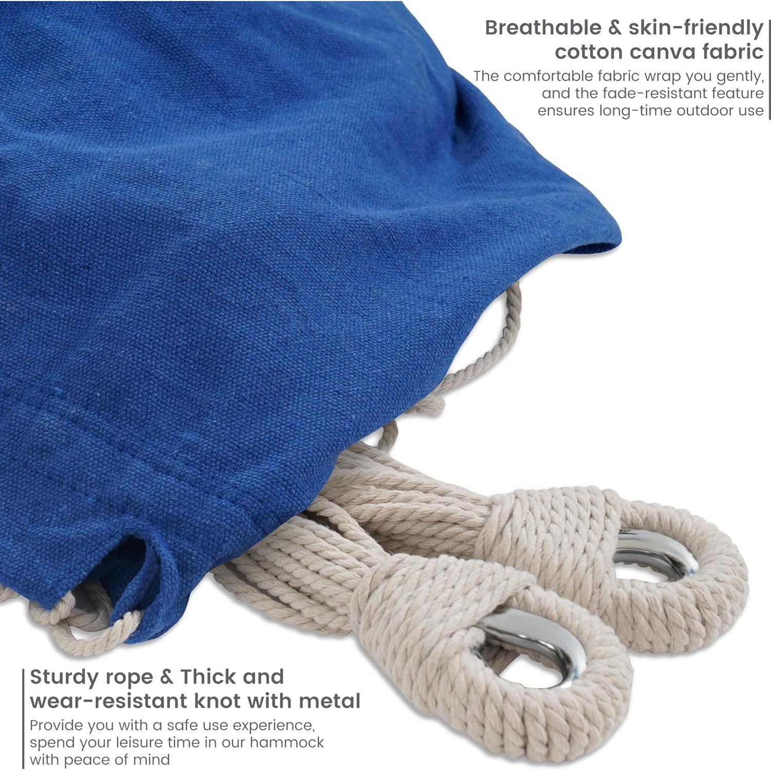 Hamaca Daze Perezosa Doble con Soporte de Acero 204 kg