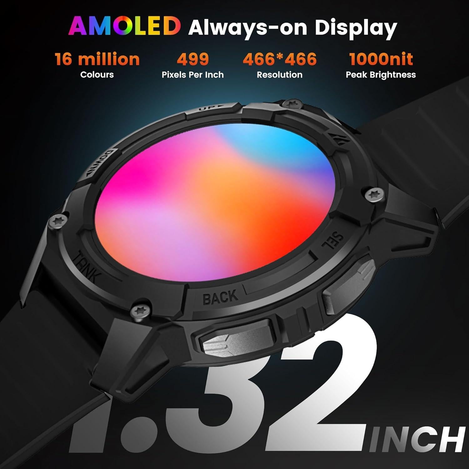 Reloj Inteligente KOSPET Tank S2 GPS 5ATM AMOLED 1.32"