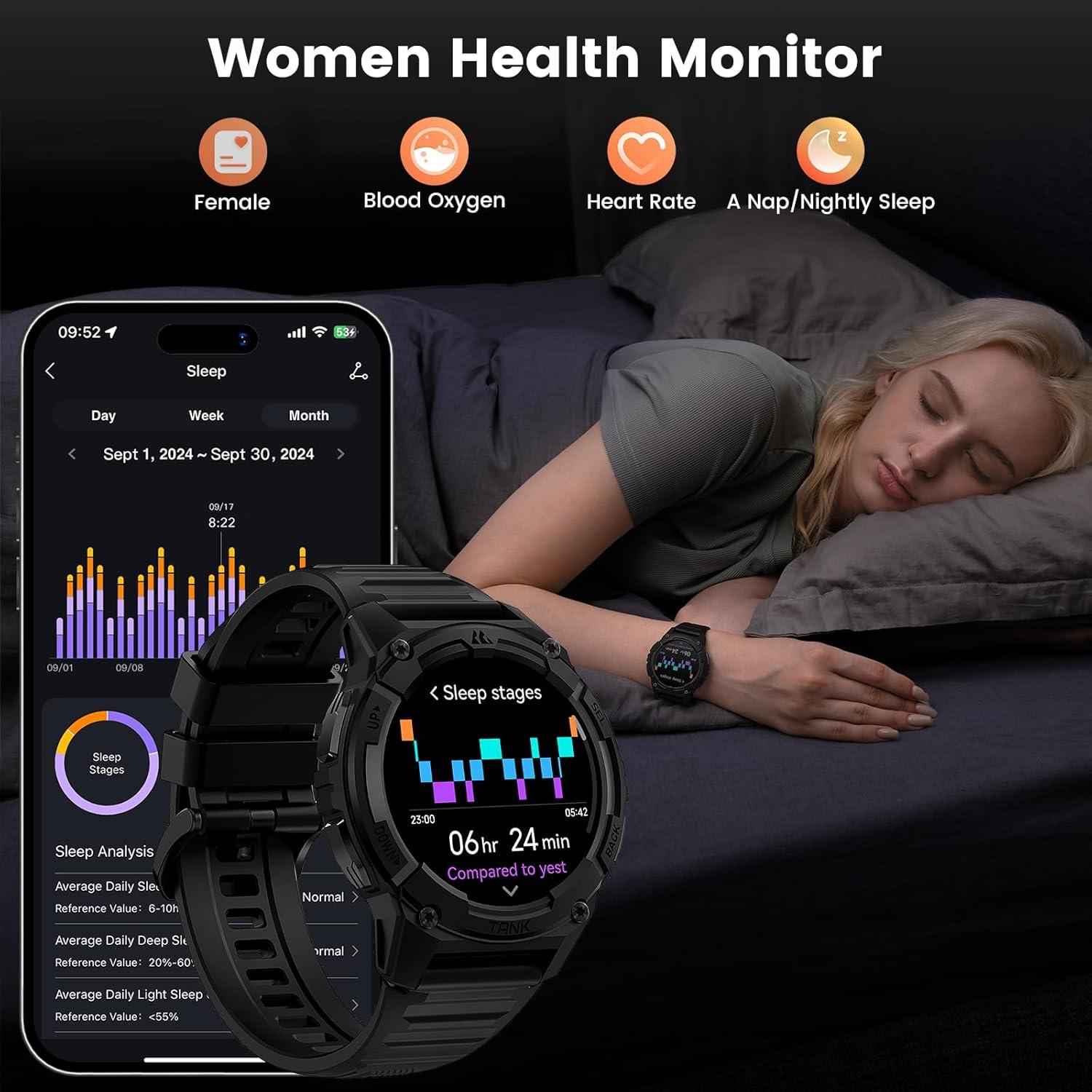 Reloj Inteligente KOSPET Tank S2 GPS 5ATM AMOLED 1.32"