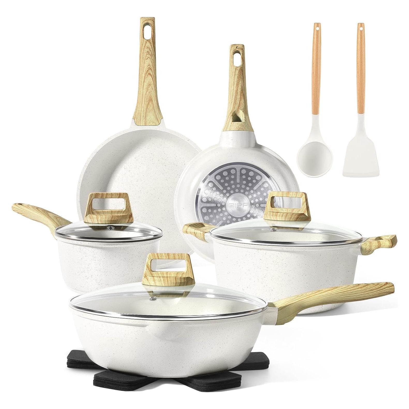 Juego de Ollas y Sartenes GiPP 14 Piezas Antiadherente