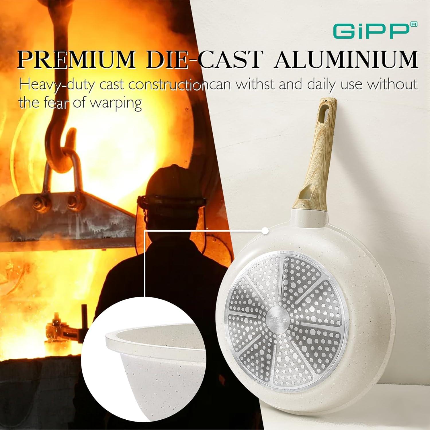 Juego de Ollas y Sartenes GiPP 14 Piezas Antiadherente