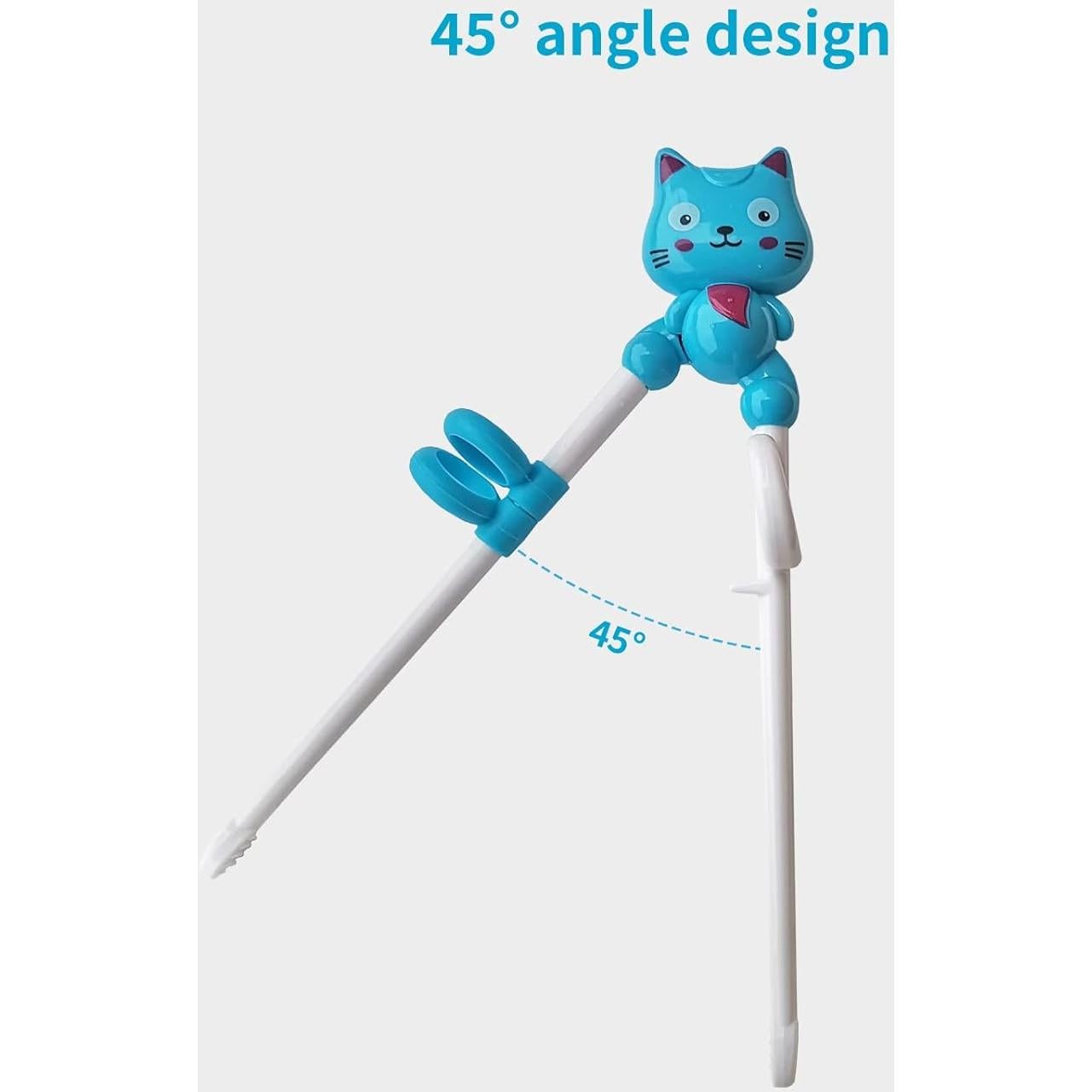 Palillos de Entrenamiento para Niños Bolonie - Azul, 18.8 cm