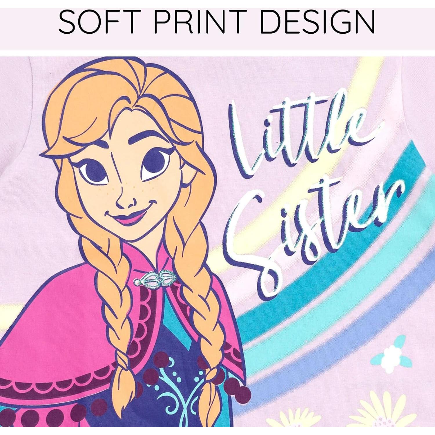 Camiseta Disney Princess Anna para Bebés 12 Meses - Lavanda