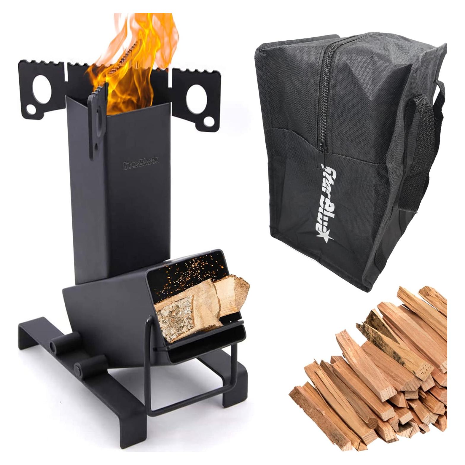 Estufa de Cohete Plegable StarBlue 7.91 kg Ideal Camping