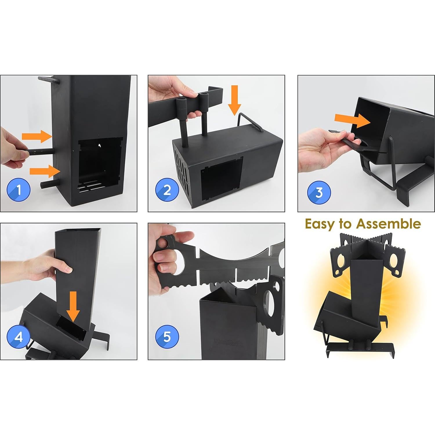 Estufa de Cohete Plegable StarBlue 7.91 kg Ideal Camping