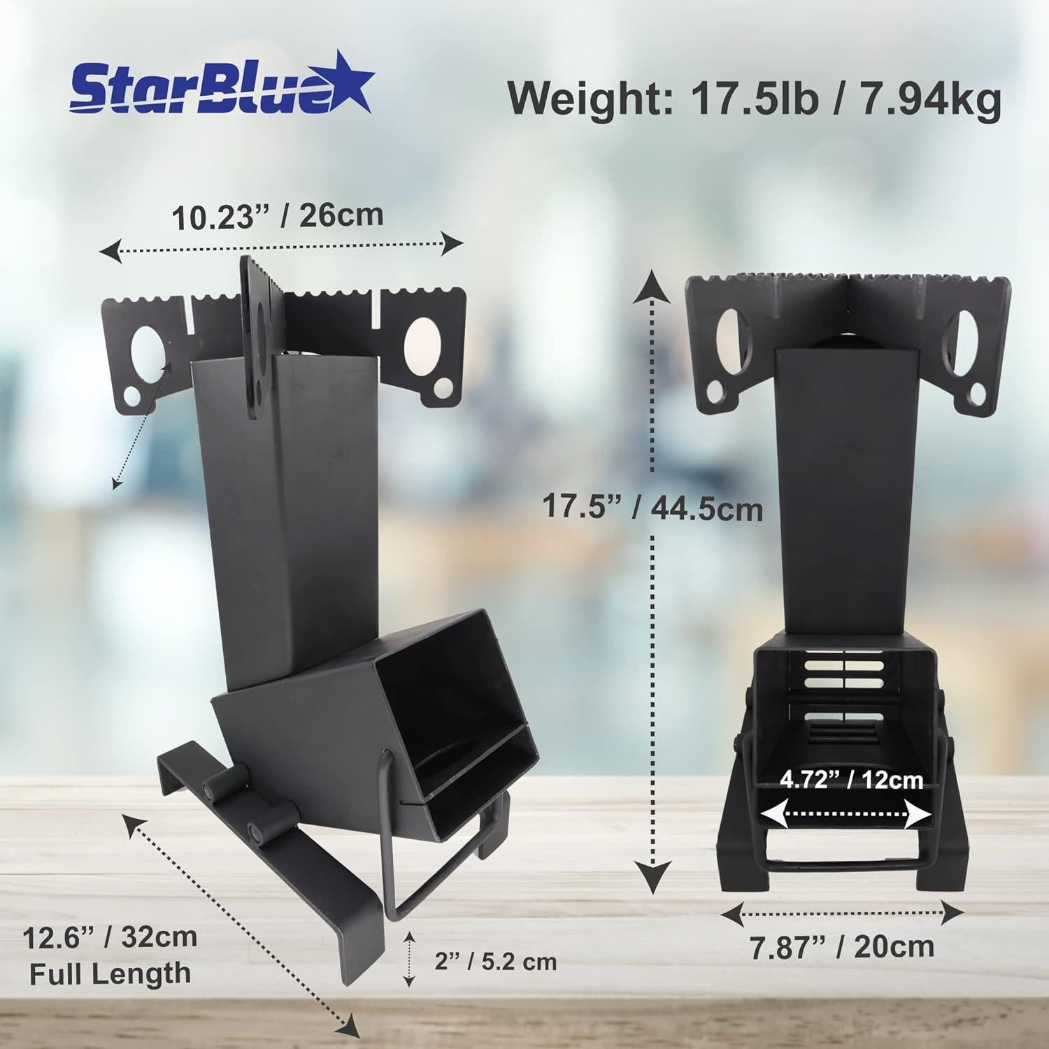 Estufa de Cohete Plegable StarBlue 7.91 kg Ideal Camping