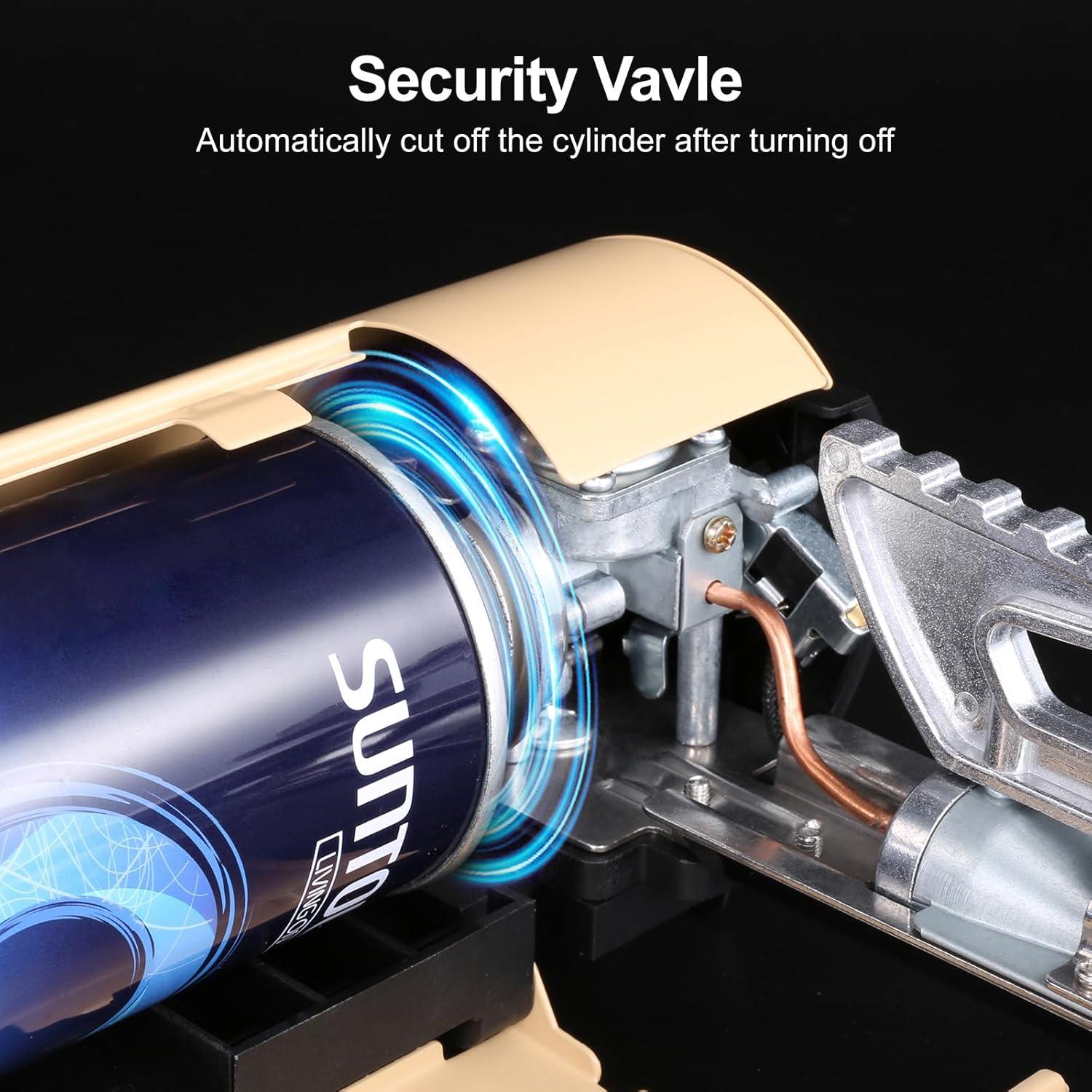 Estufa de Camping Portátil Odoland 1400W Plegable Gas