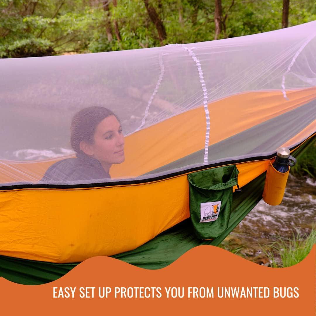 Hamaca Doble Ryno Tuff con Red Antimosquitos 299x198 cm