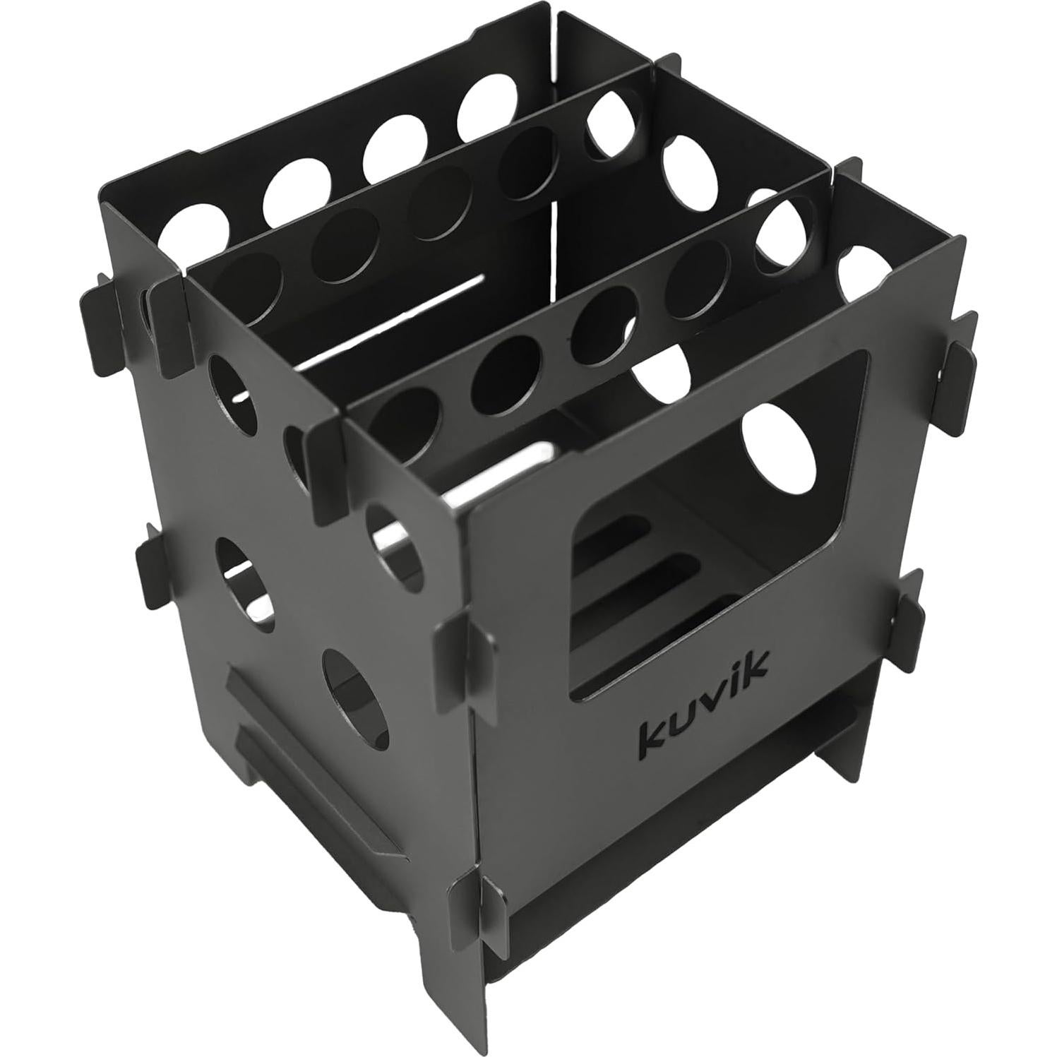 Estufa de Madera Kuvik Titanio Compacta 0.12 kg para Camping