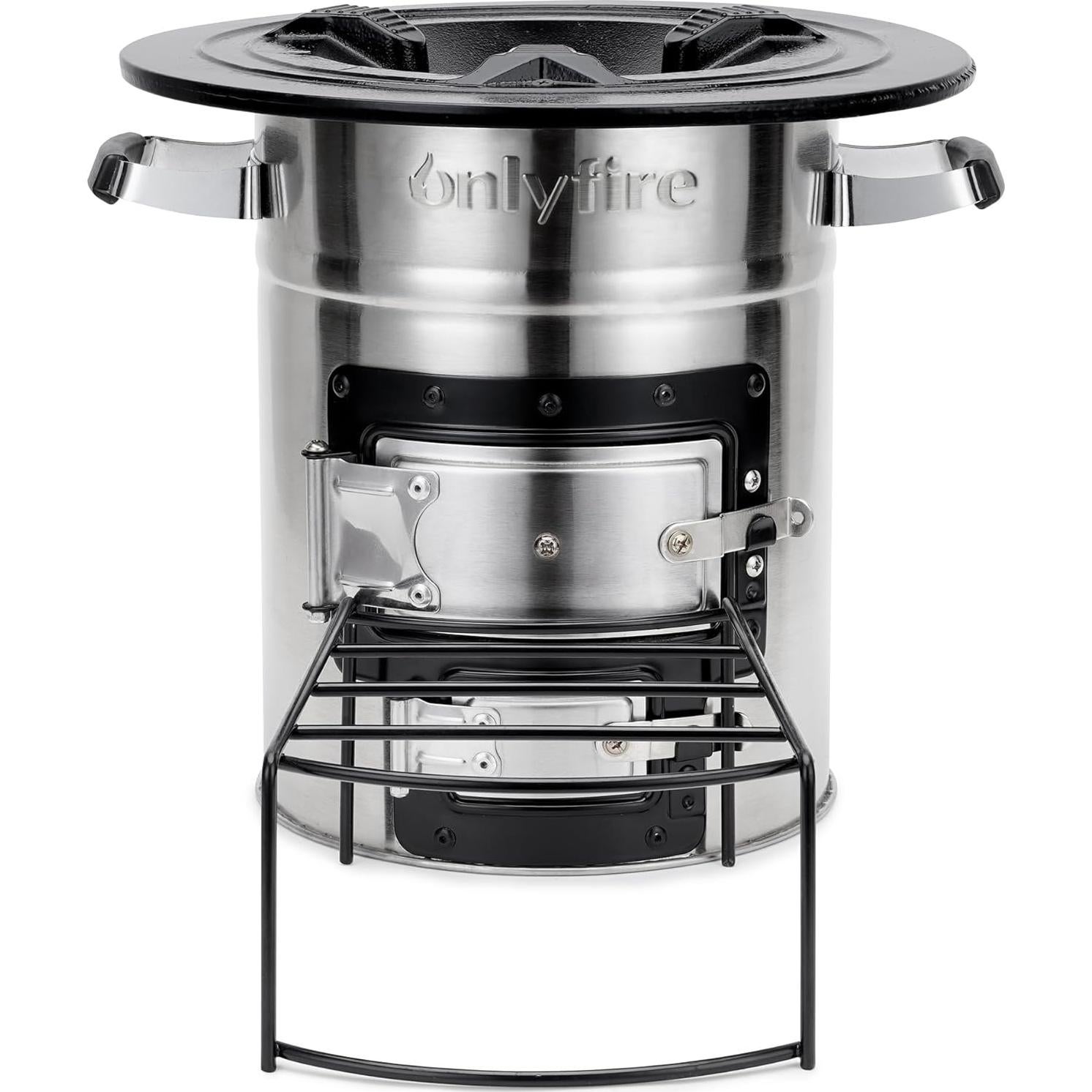 Estufa de Camping Onlyfire de Acero Inoxidable 32.3 cm