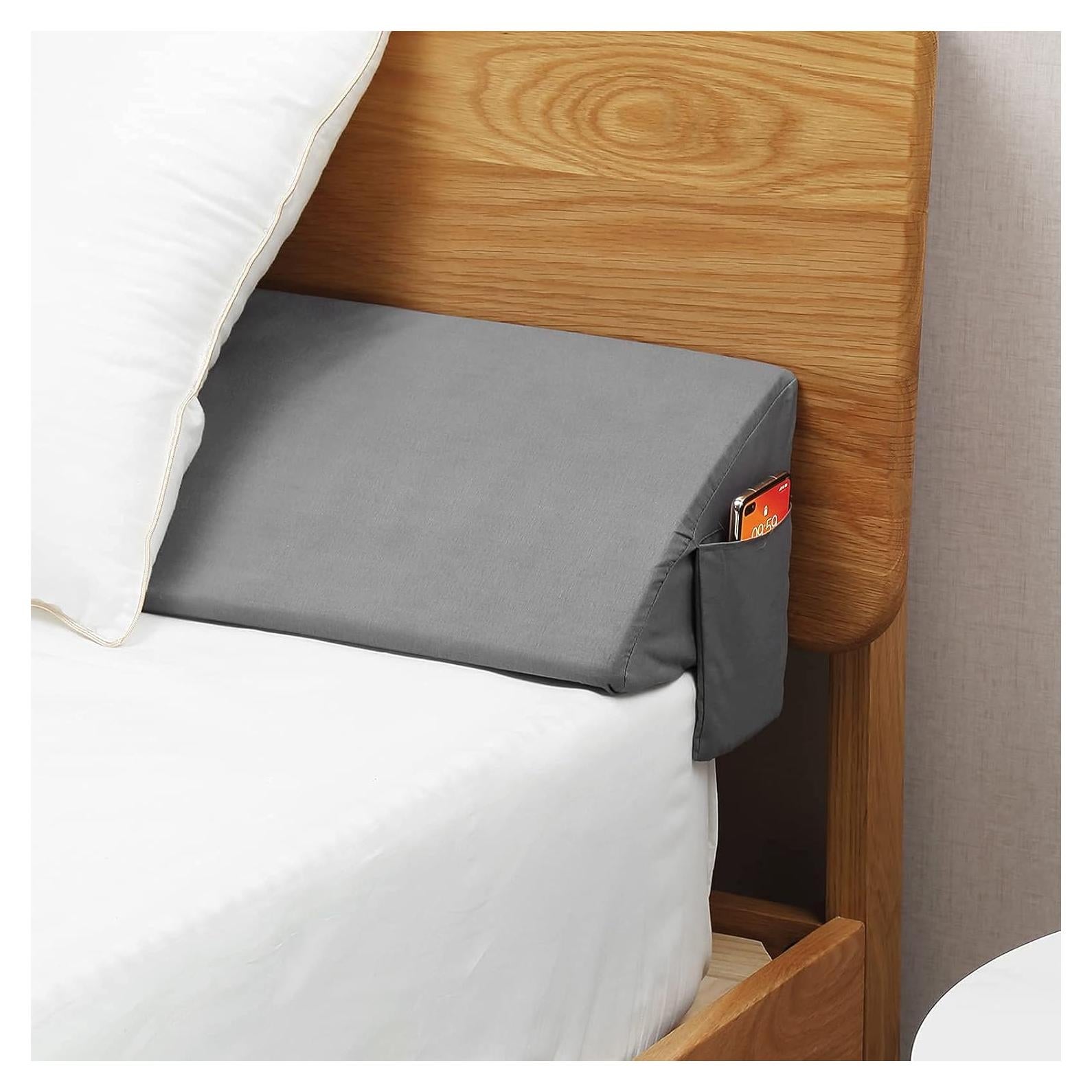 Almohada Wedge Vekkia Doble XL Gris 99 cm x 25 cm x 15 cm