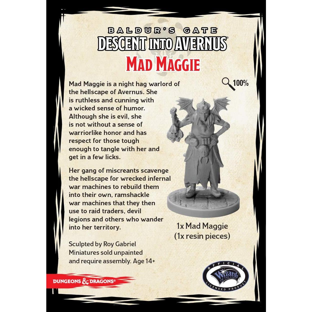 Figura Mad Maggie Gale Force Nine - Miniatura de Resina 11.4 cm