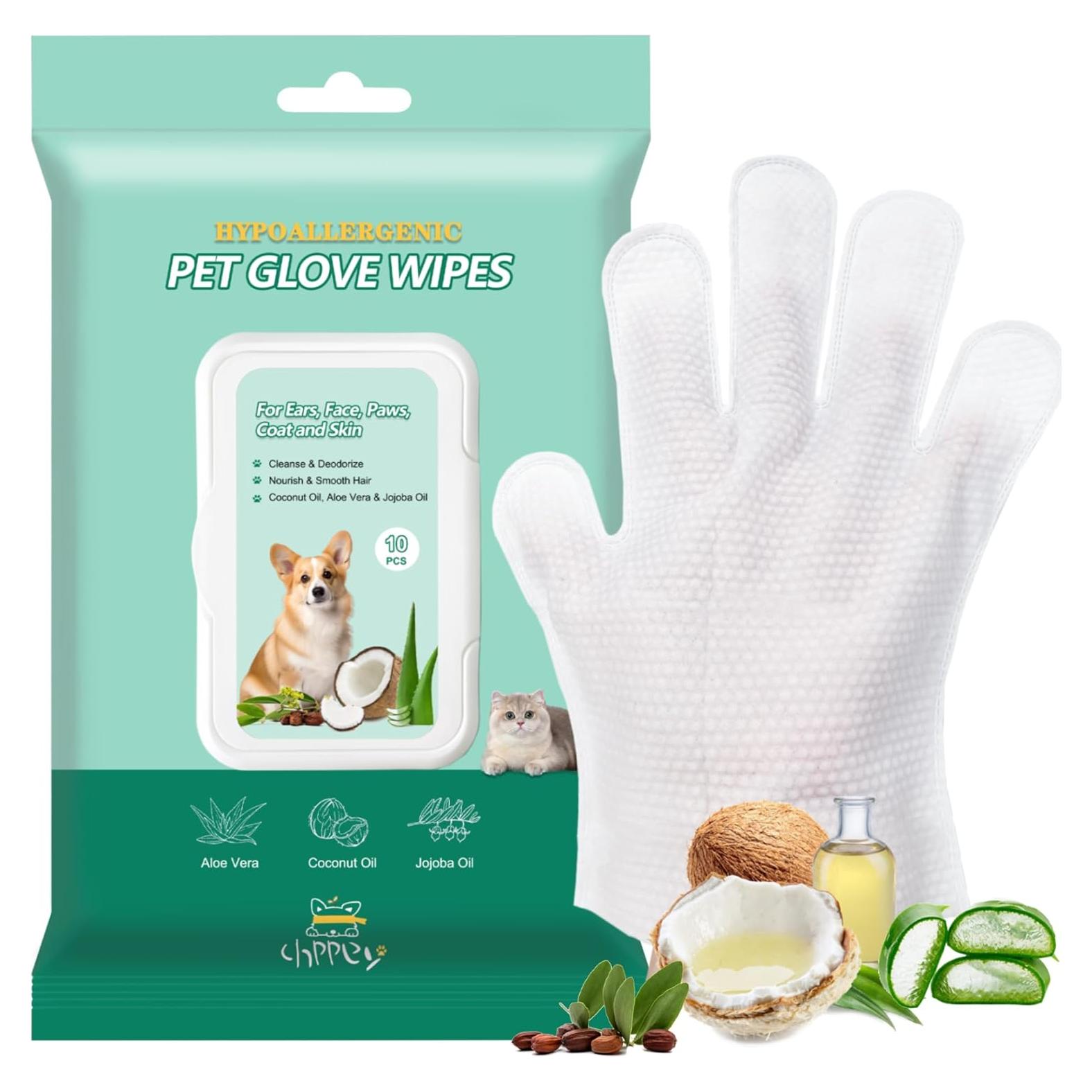 Toallitas Hipoalergénicas para Perros y Gatos CHPPEY 10 pcs