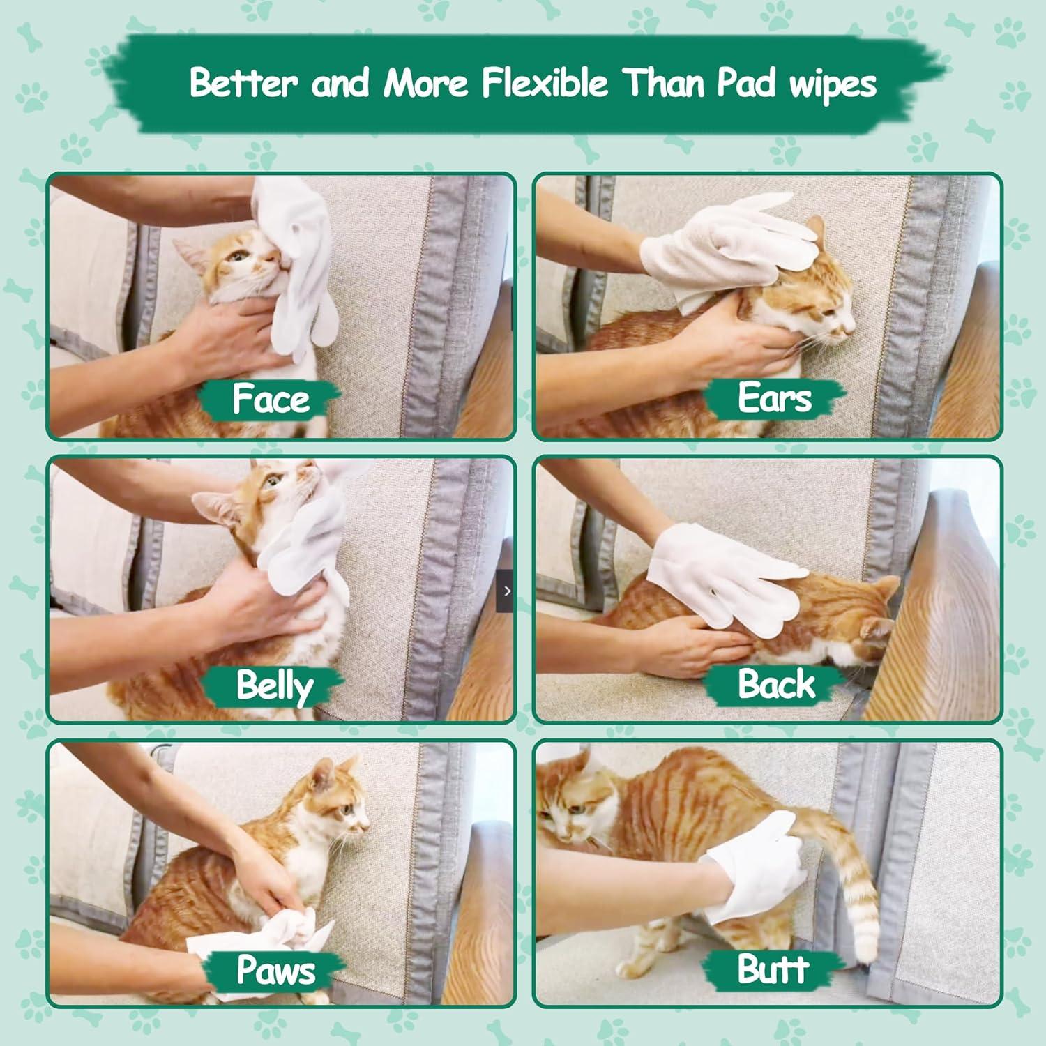 Toallitas Hipoalergénicas para Perros y Gatos CHPPEY 10 pcs