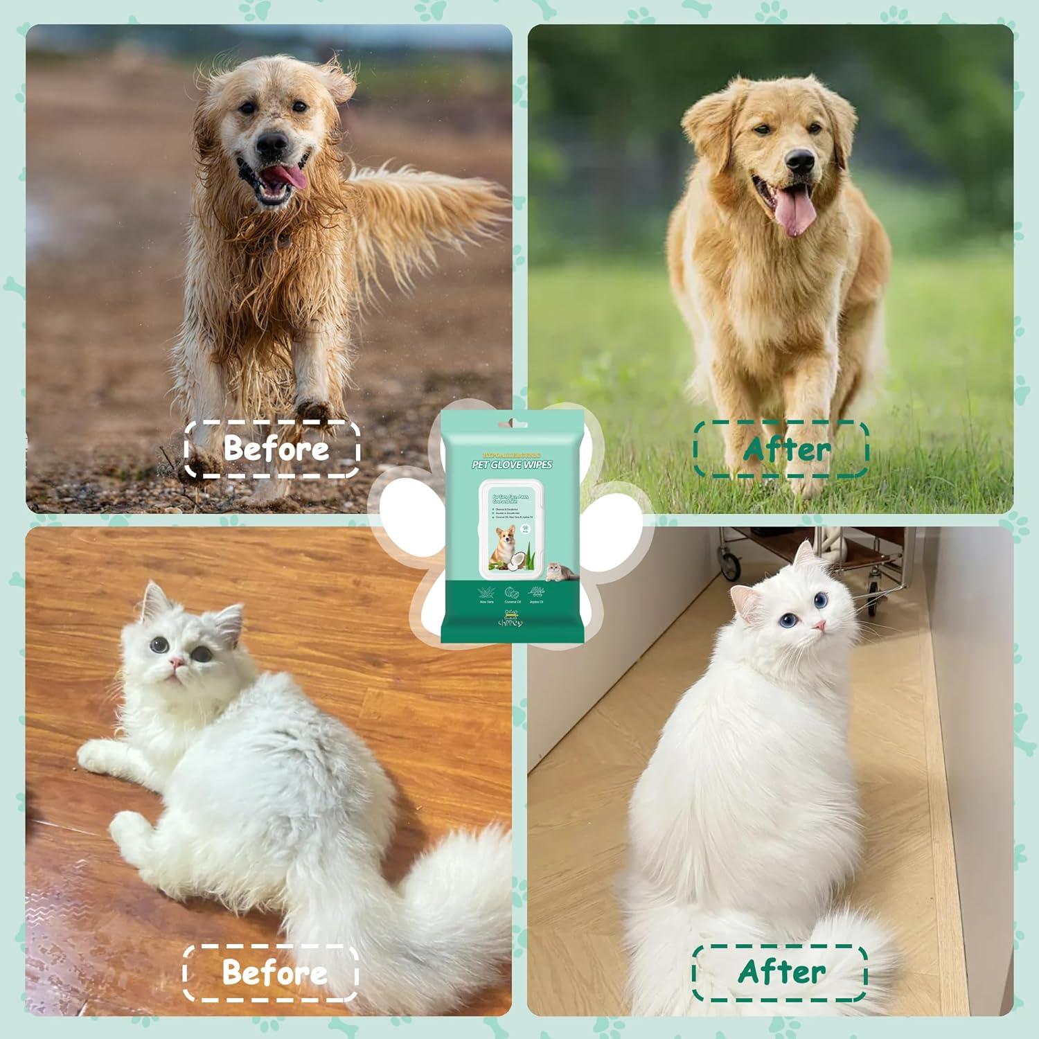 Toallitas Hipoalergénicas para Perros y Gatos CHPPEY 10 pcs