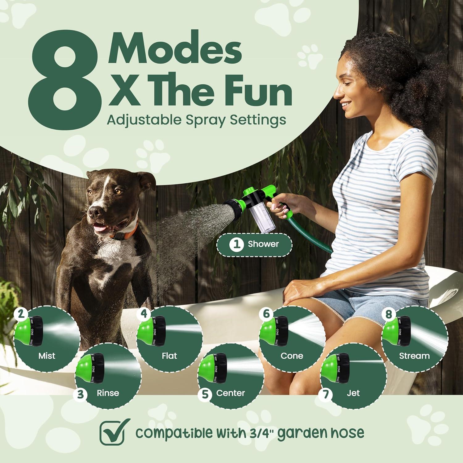 Dispensador de Jabón y Champú para Mascotas Chica con los Perros