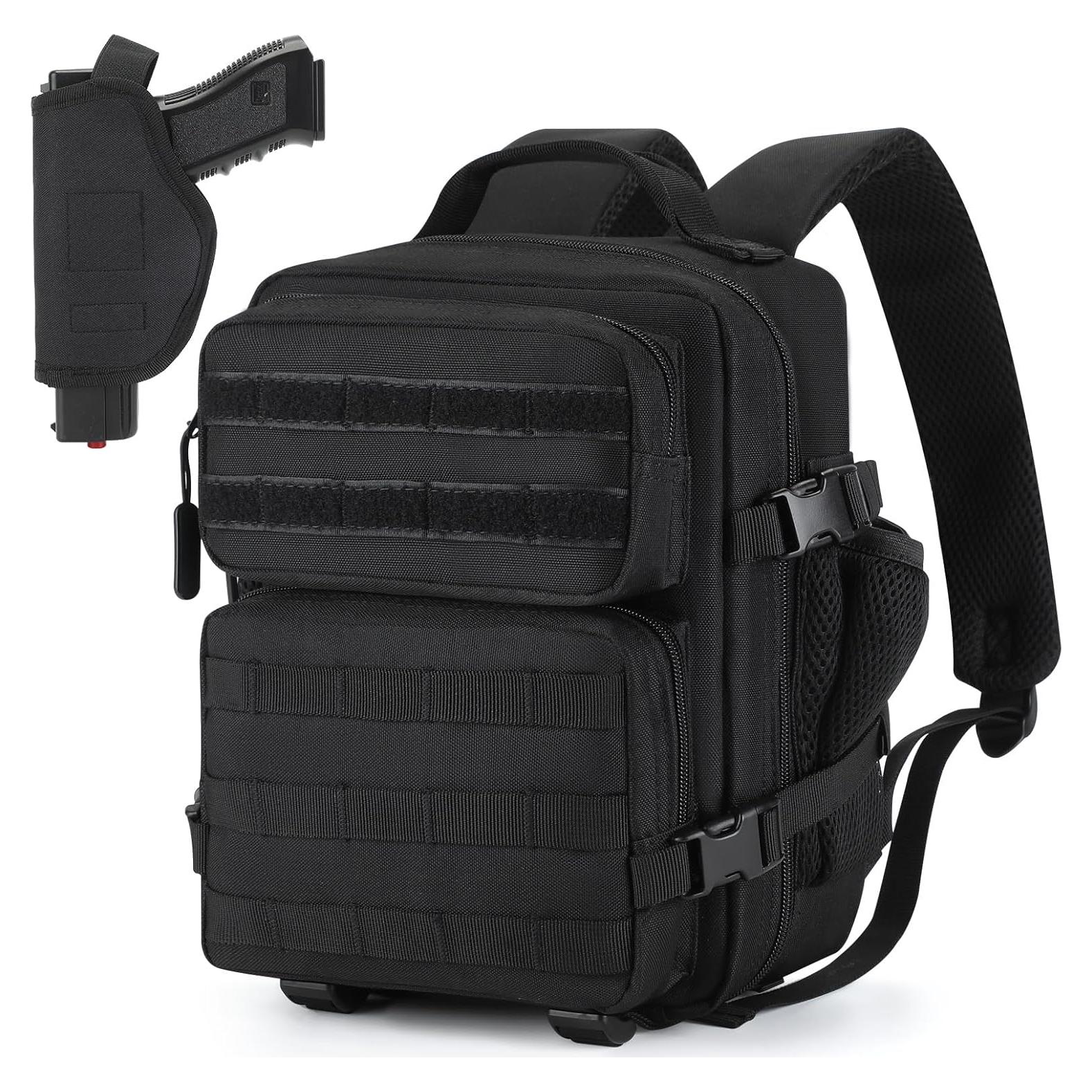 Mochila Táctica Mini Huntvp 9L Impermeable Negra