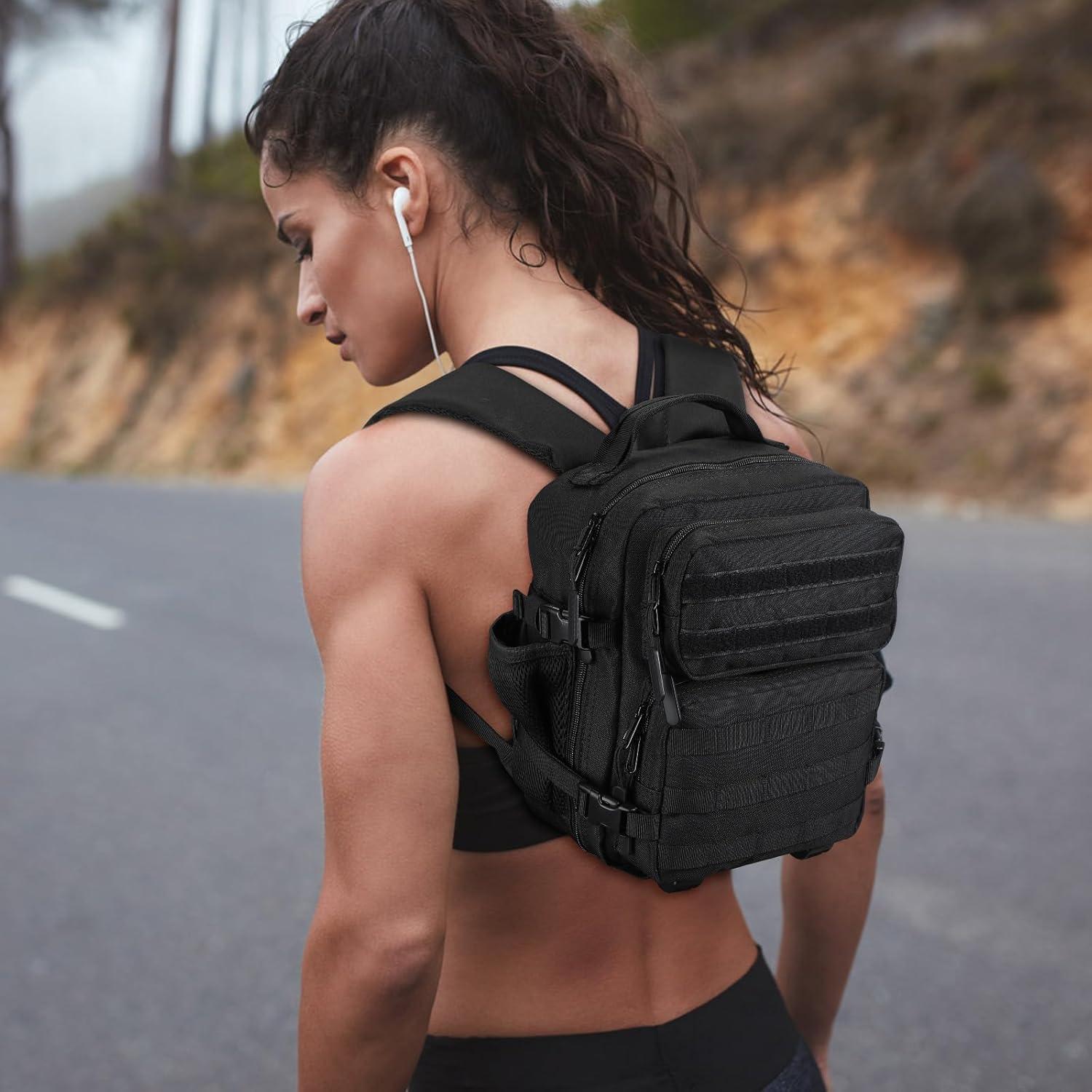 Mochila Táctica Mini Huntvp 9L Impermeable Negra