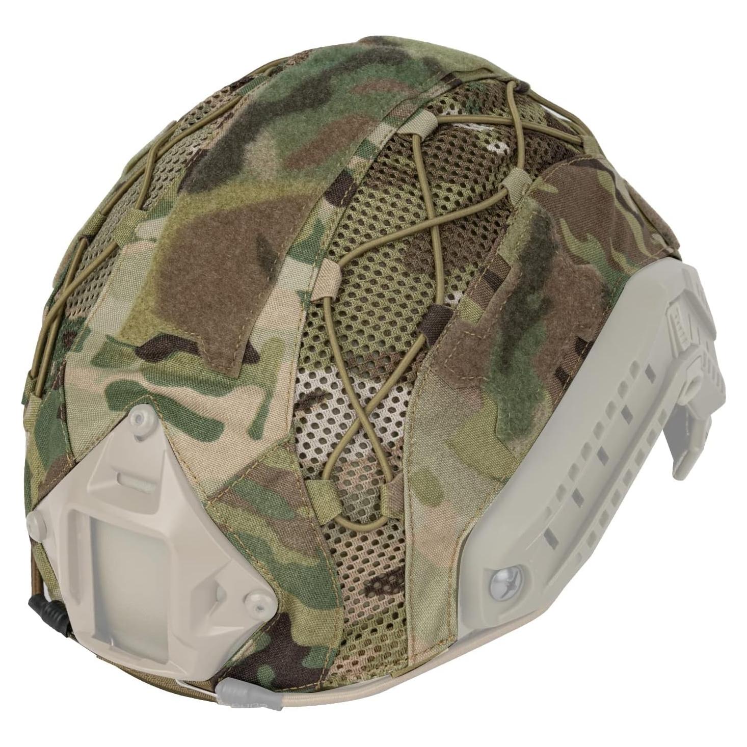 Cubierta de casco táctico TOPTACPRO TP8801 camuflaje M/L