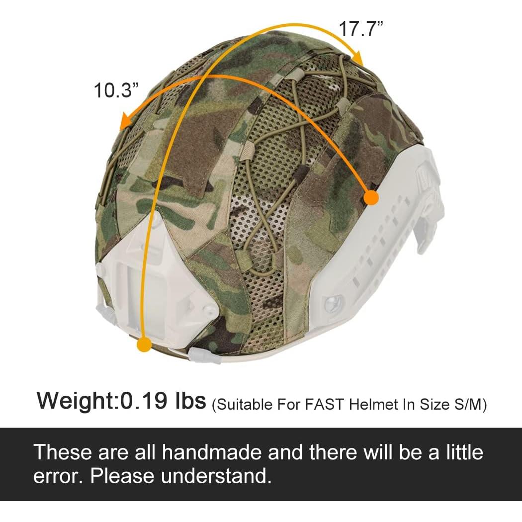 Cubierta de casco táctico TOPTACPRO TP8801 camuflaje M/L