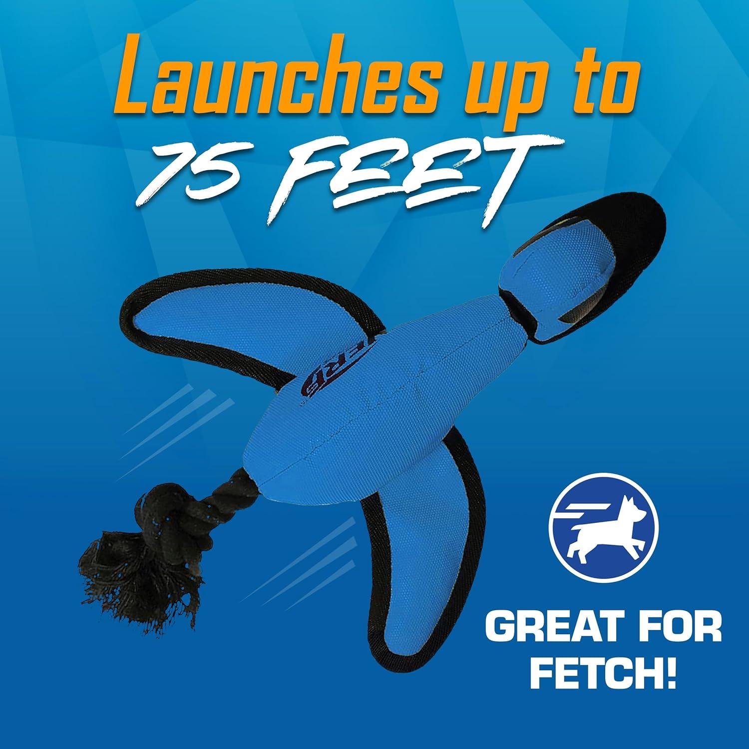 Lanzador de Juguete para Perros Nerf Dog Pato Azul 41.91 cm