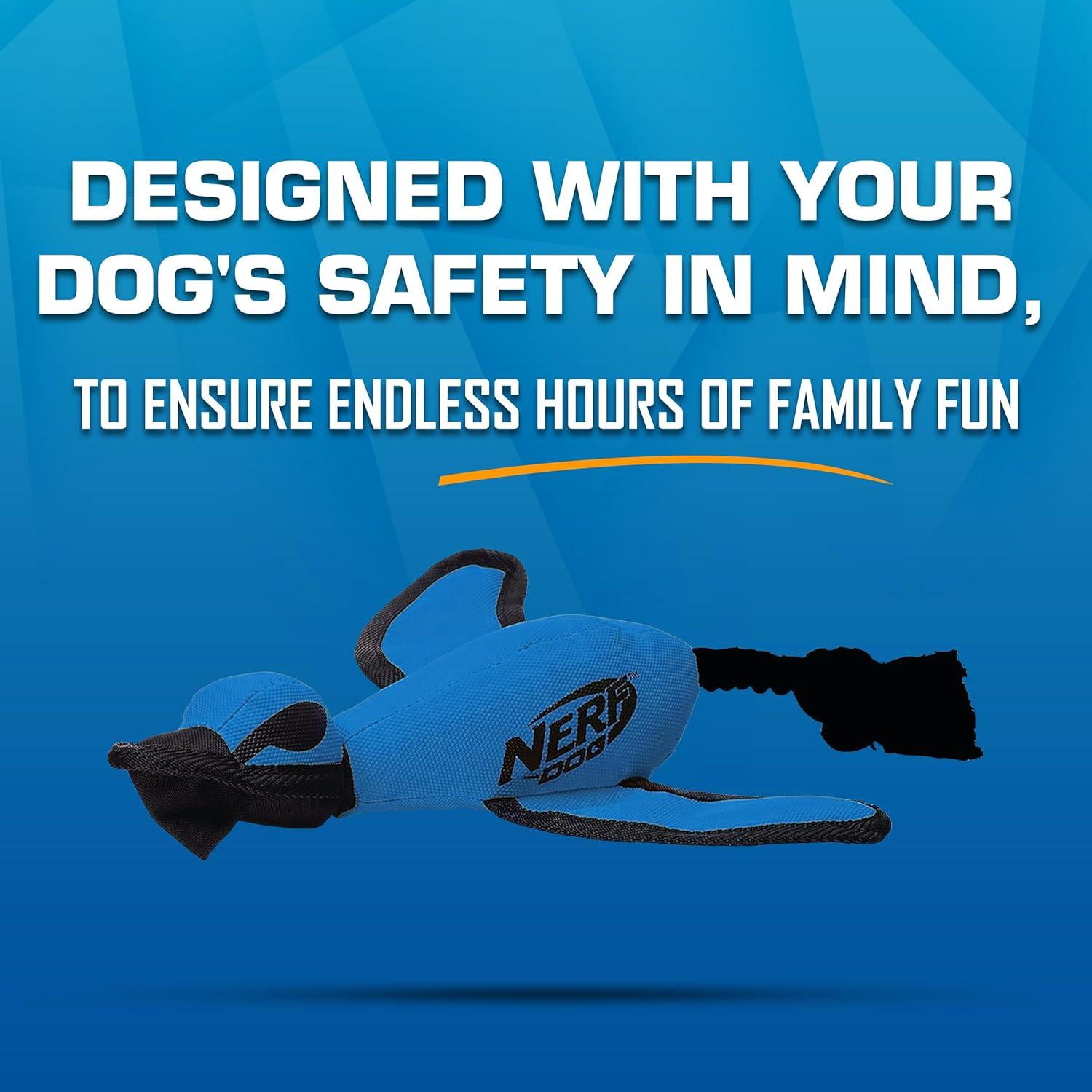 Lanzador de Juguete para Perros Nerf Dog Pato Azul 41.91 cm