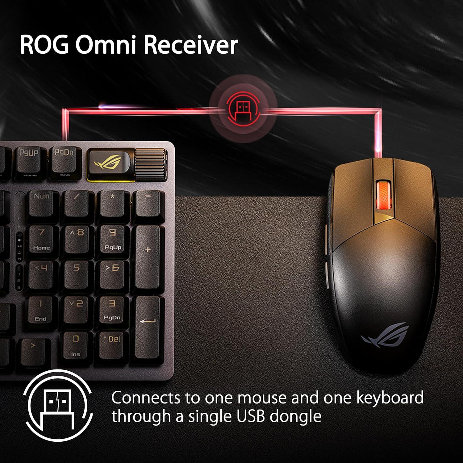 Ratón Gaming Inalámbrico ASUS ROG Strix Impact III 57g 36K DPI