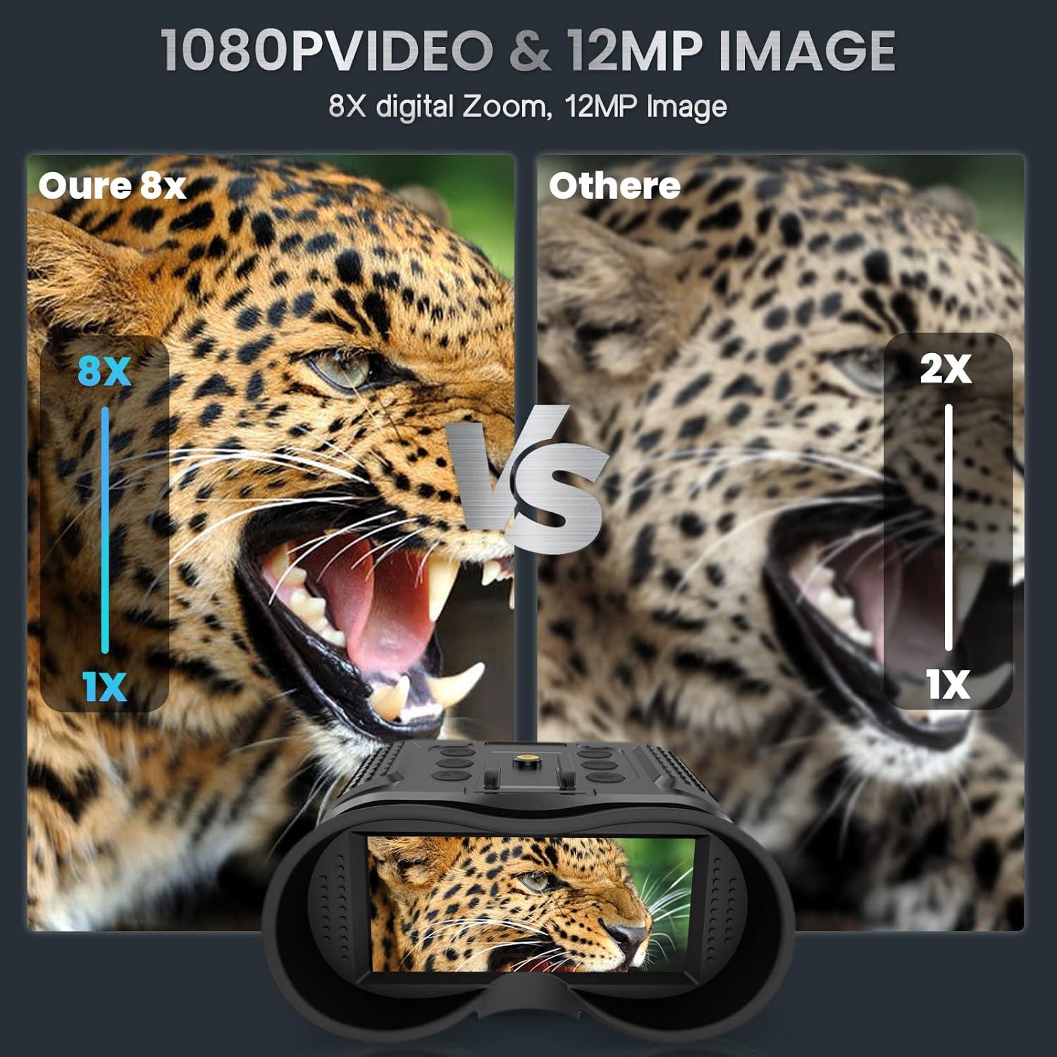 Gafas de Visión Nocturna PEIKETAO P-NV8160 8X Infrarrojo