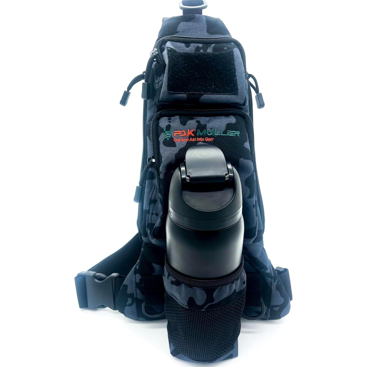 Bolso Cruzado Pak Muller con Soporte para Botella 1,18L