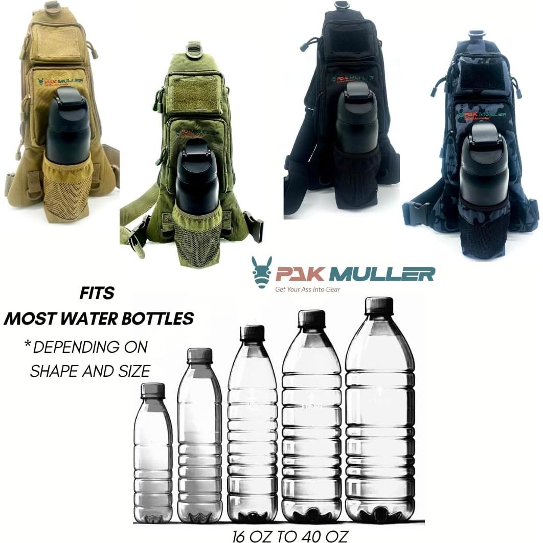 Bolso Cruzado Pak Muller con Soporte para Botella 1,18L