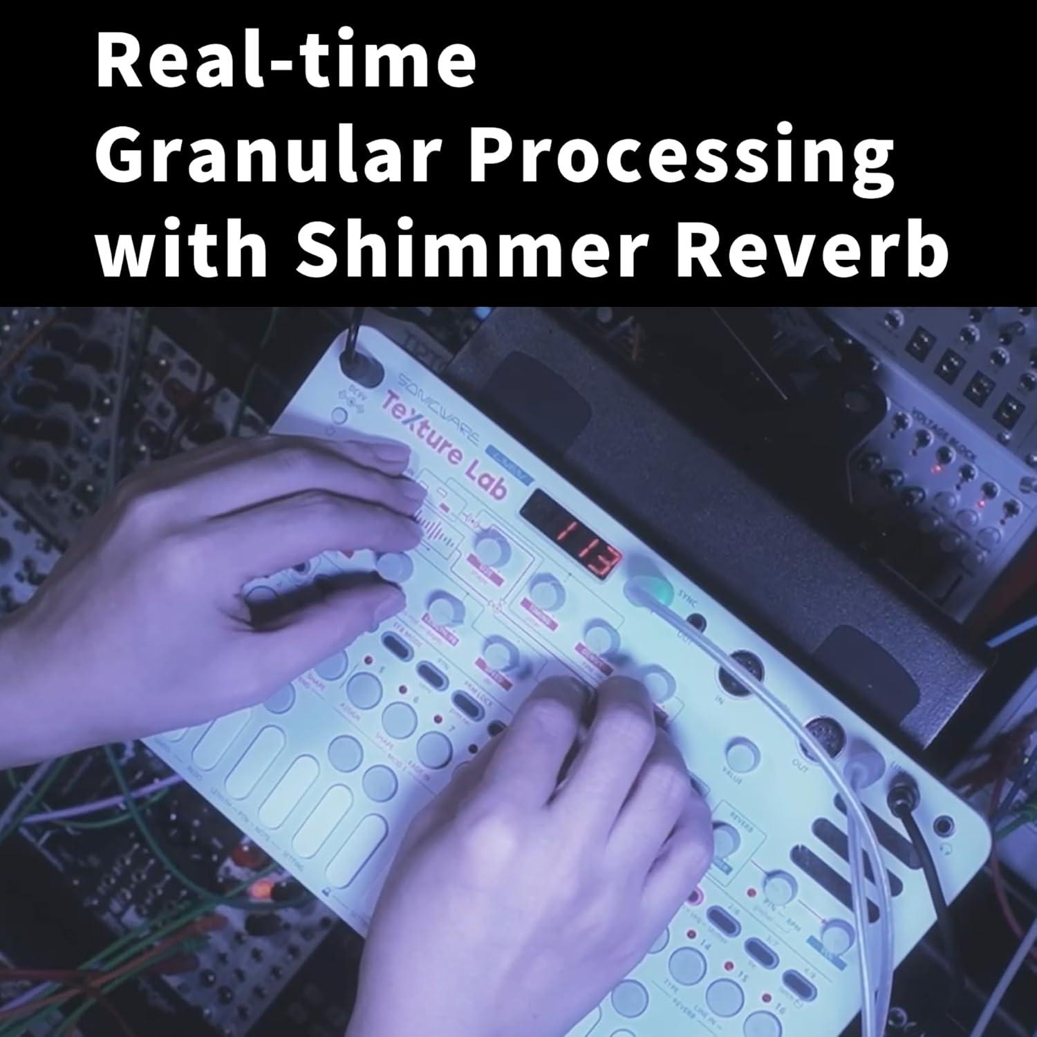 Sintetizador Granular SONICWARE LIVEN Texture Lab 4 voces