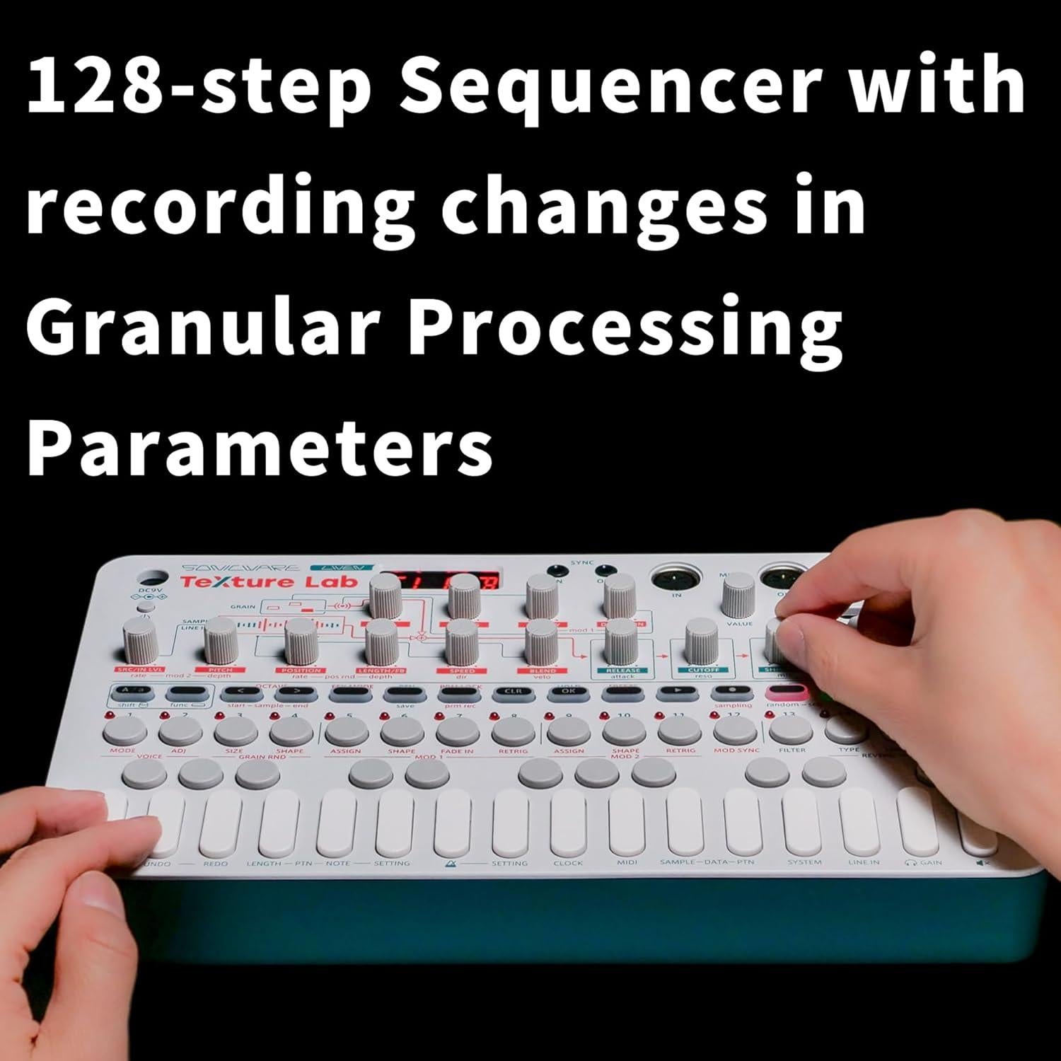 Sintetizador Granular SONICWARE LIVEN Texture Lab 4 voces