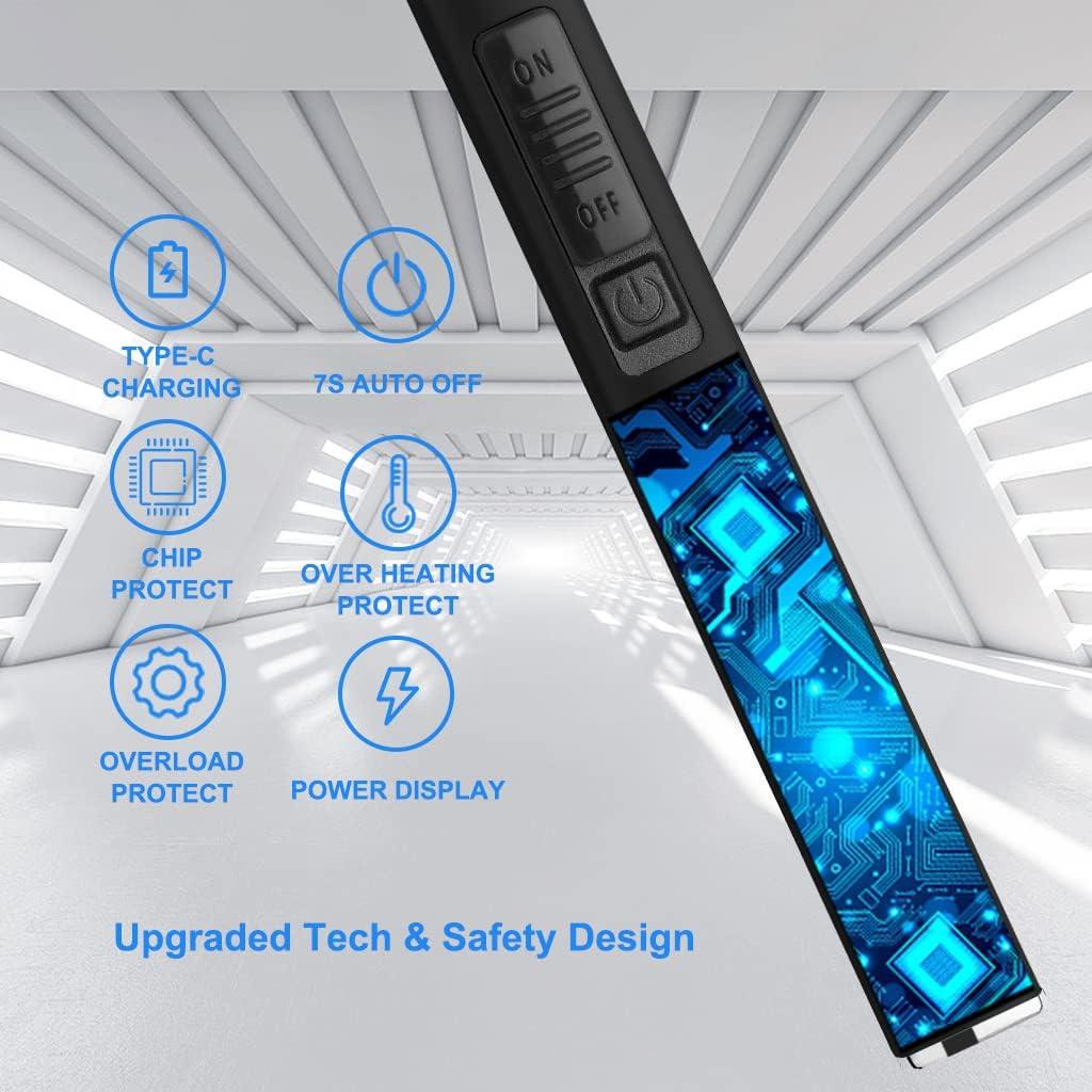 Encendedor Eléctrico Recargable MEETOO USB-C a Prueba de Viento