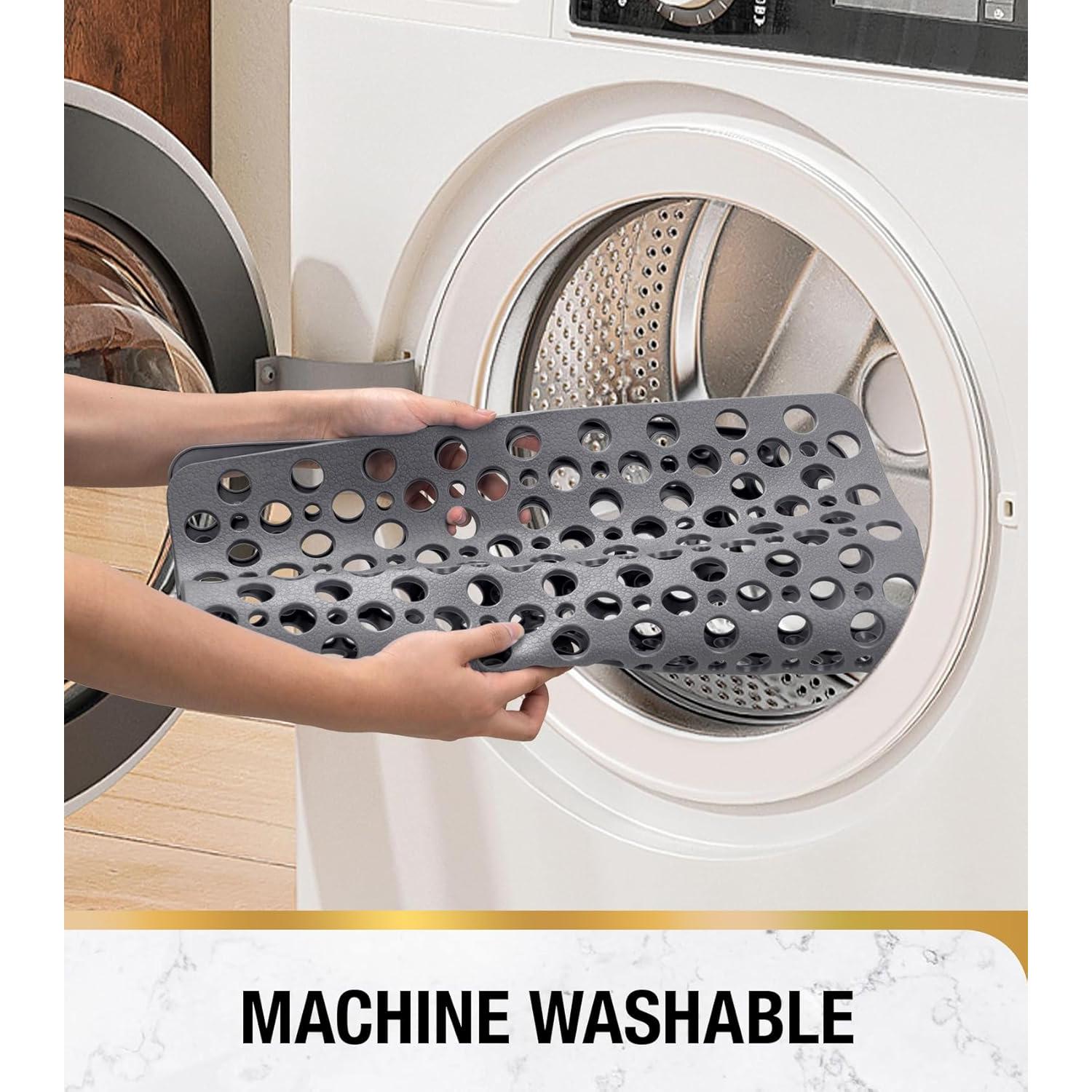 Alfombrilla de Ducha Antideslizante HITSLAM 53x53 cm Gris