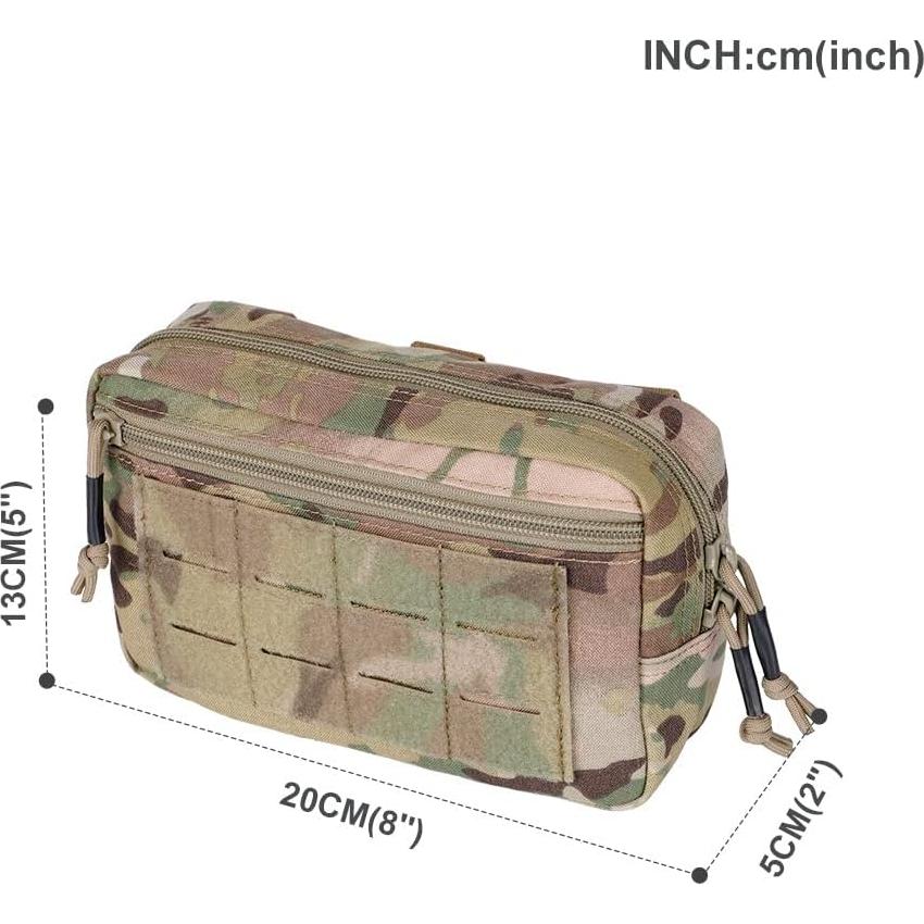 Bolsa Táctica Molle EXCELENTE ELITE SPANKER Nylon 12,7x5,1x20,3cm