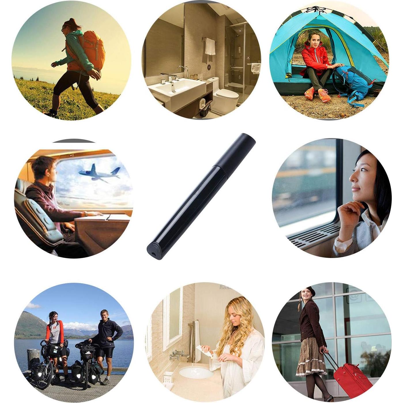 Estuche Portátil para Cepillo de Dientes Hiyoo - 21 cm Negro