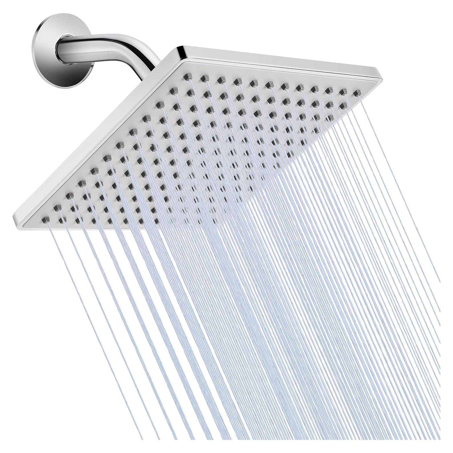 Cabezal de Ducha Fijo 20.3 cm Singing Rain - Alta Presión