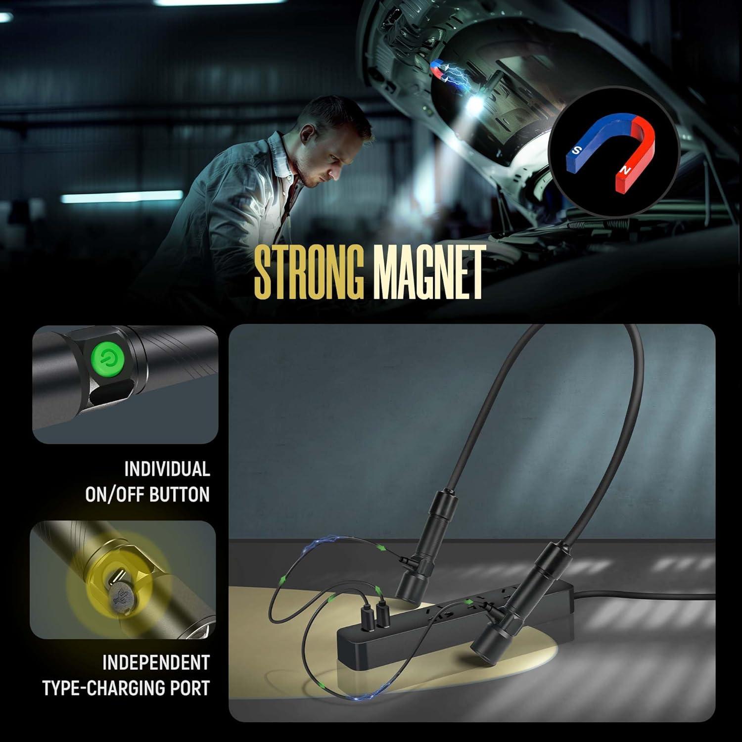 Luz de Cuello LED Dailylightingus 1800 Lumens Recargable