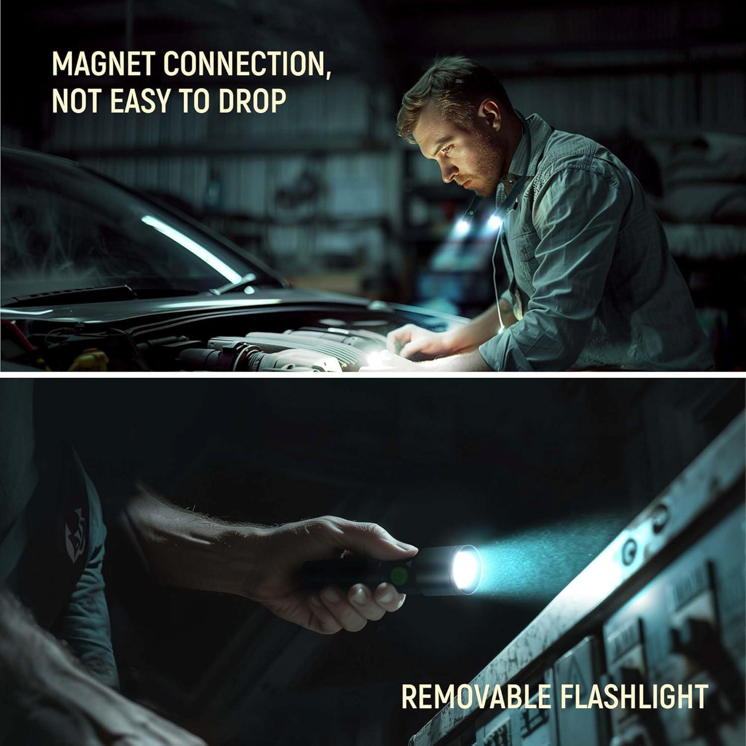 Luz de Cuello LED Dailylightingus 1800 Lumens Recargable