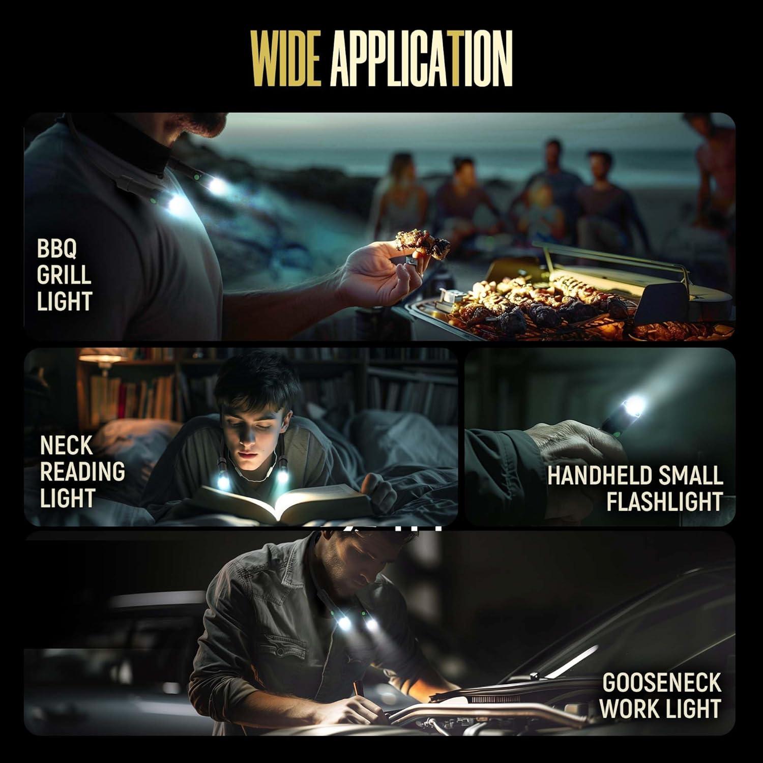 Luz de Cuello LED Dailylightingus 1800 Lumens Recargable