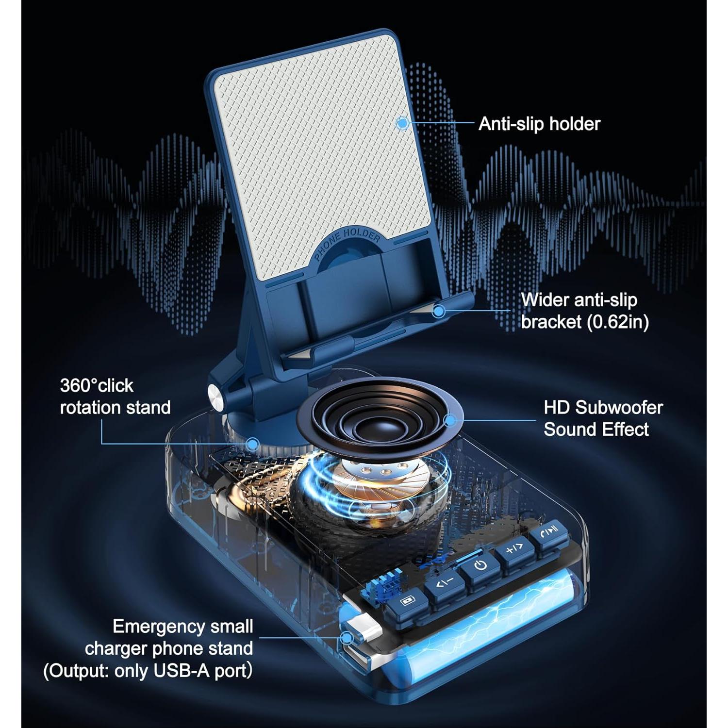 Soporte para Teléfono Bluetooth Joymate 3 en 1 Carga 5000mAh