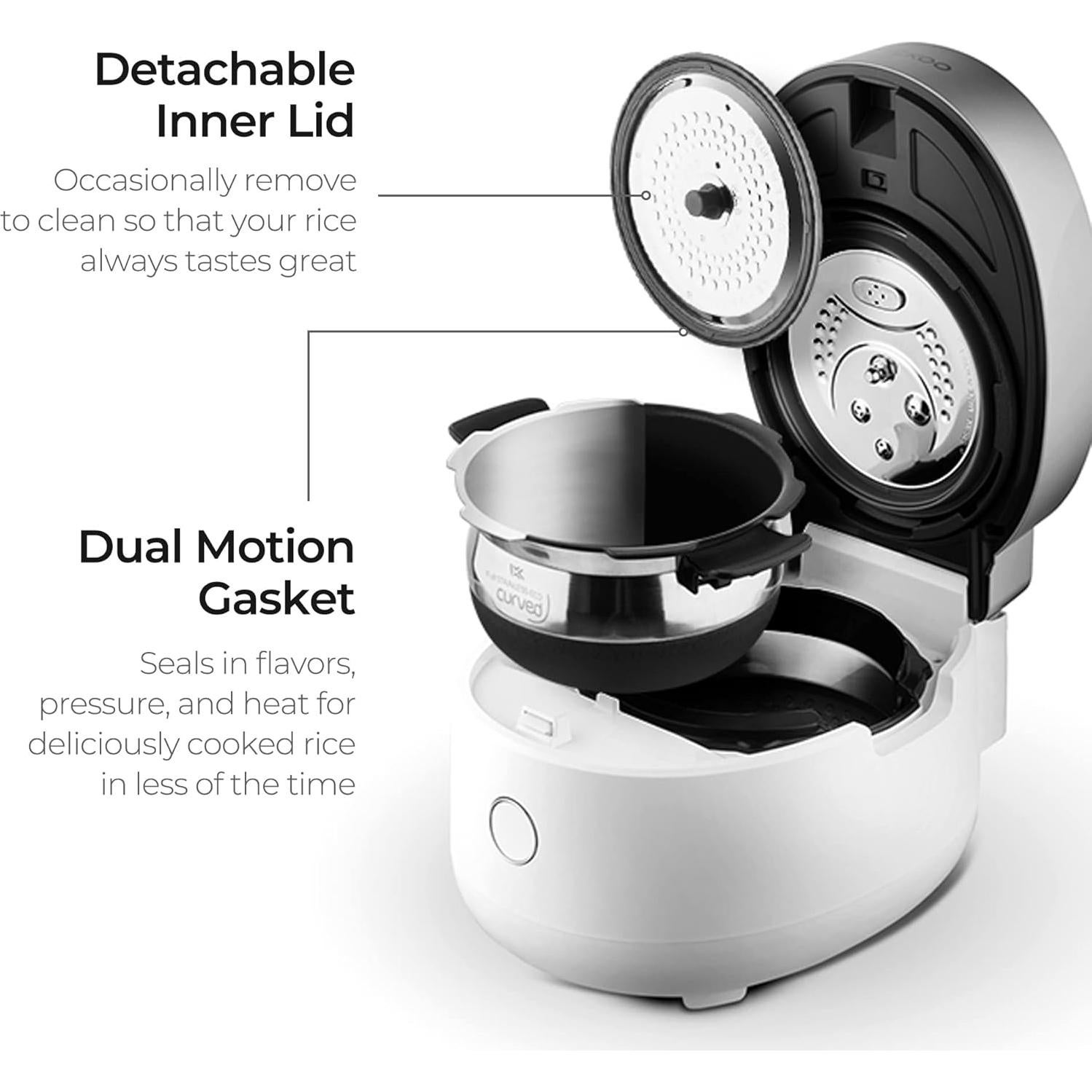 Cocina de Arroz de Presión CUCKOO CRP-MHTR0309F 3 Tazas Inducción