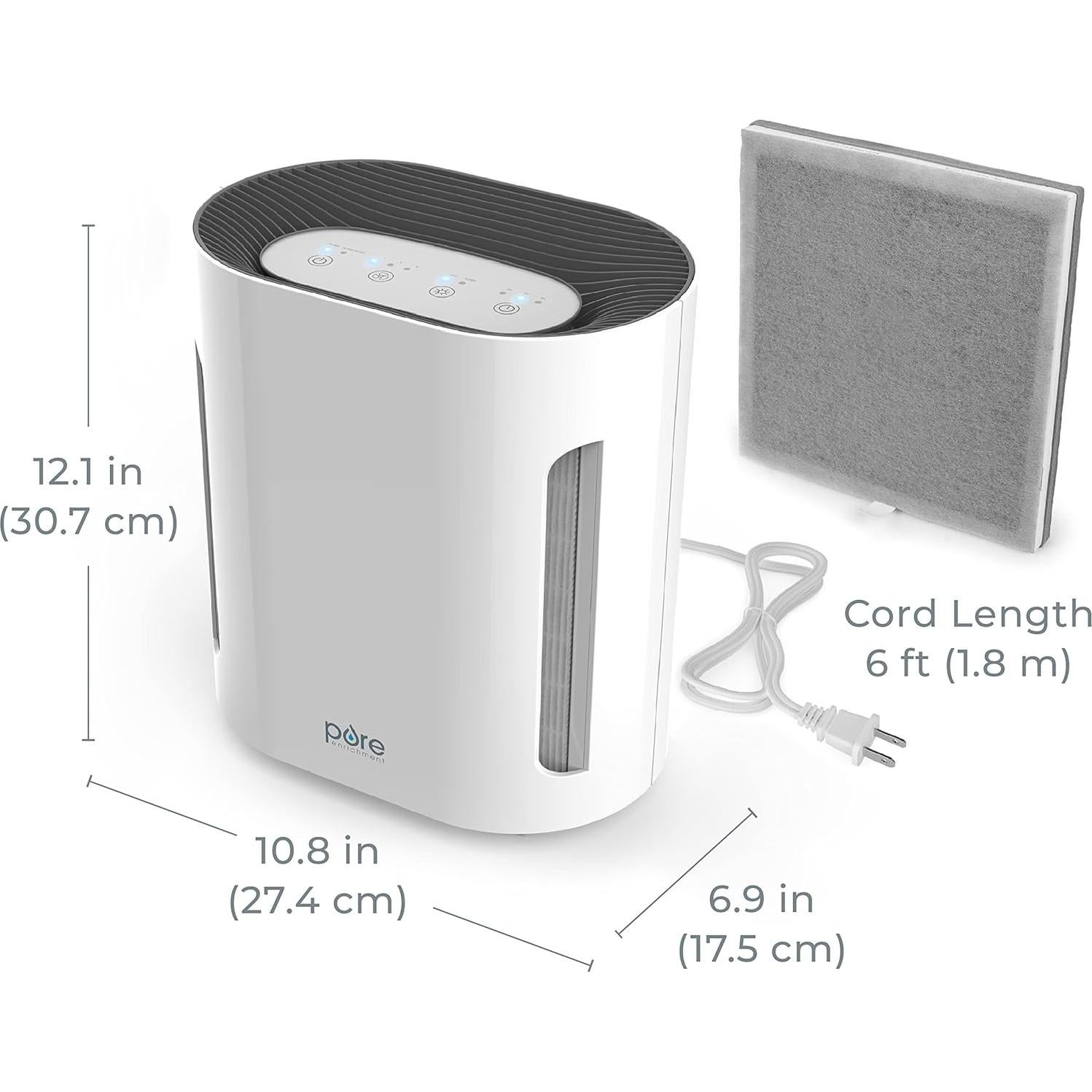 Purificador de Aire Pure Enrichment PE AIRPLG 4 Etapas Blanco