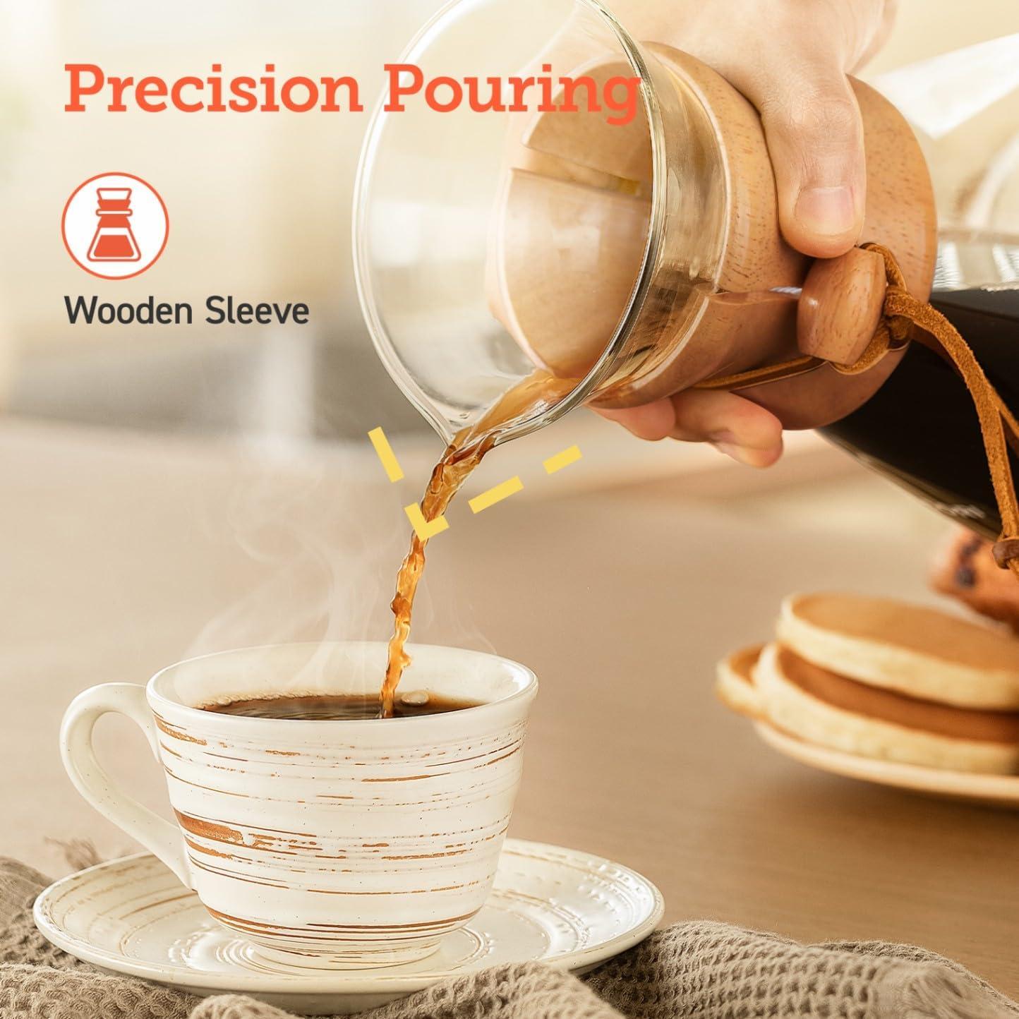 Cafetera de Goteo COSORI 8 Tazas Acero Inoxidable Doble Capa