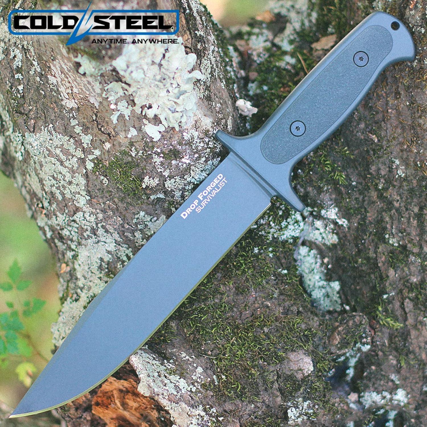 Cuchillo Táctico Cold Steel Drop Forged 20.32cm Acero 52100
