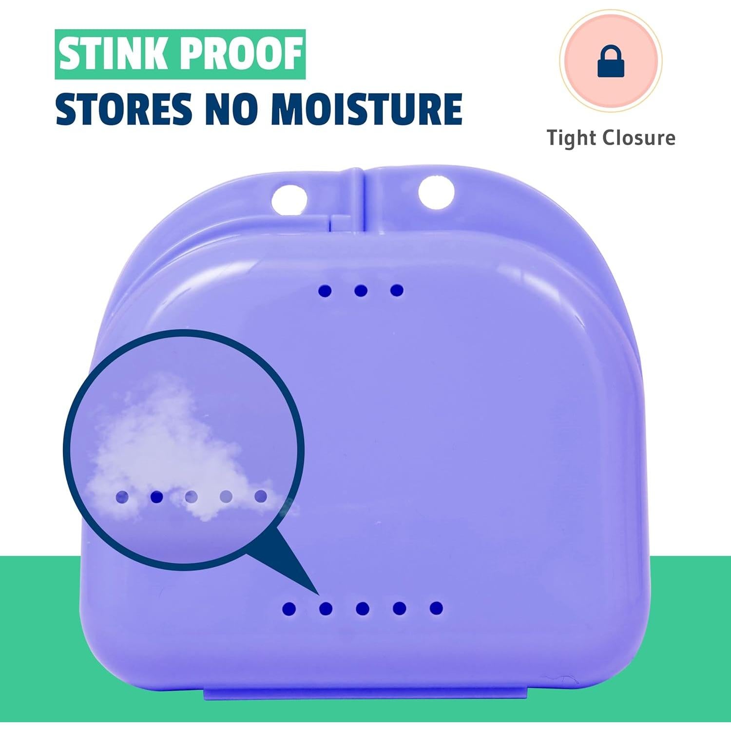 Estuches para Retenedores Mrs. Odonto - Paquete de 6 Colores