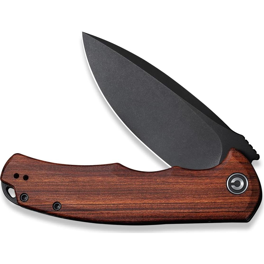 Cuchillo Plegable CIVIVI C803H Hoja Negra 9.53 cm Madera